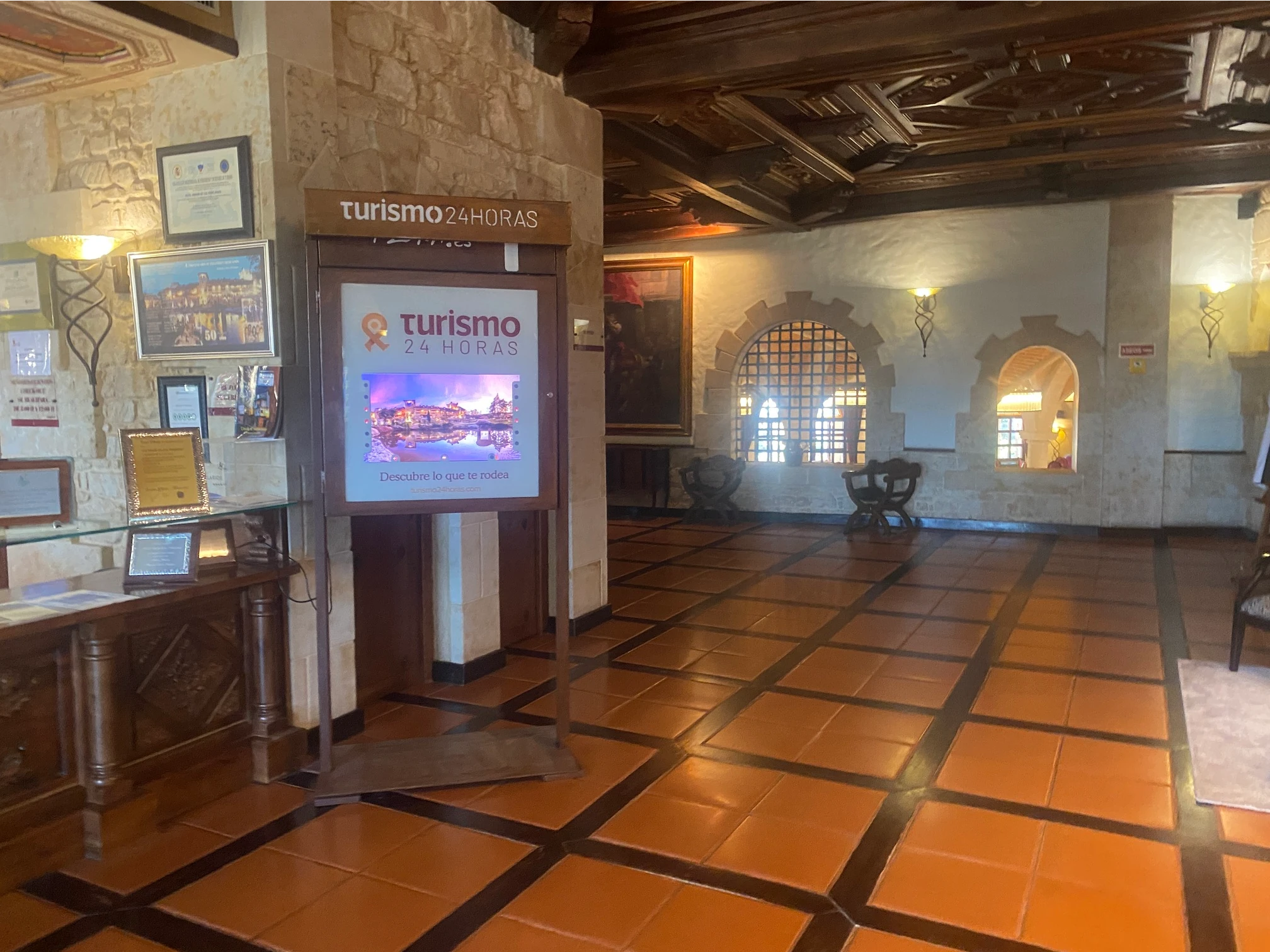 Kiosco turístico en hotel